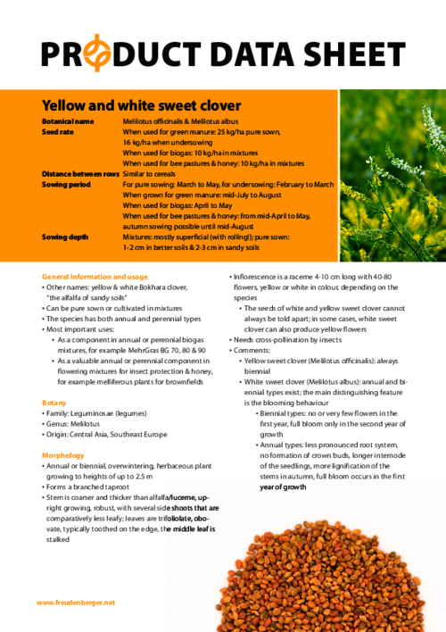 FF_Product_Data_Sheet_Yellow_and_white_sweet_clover.pdf